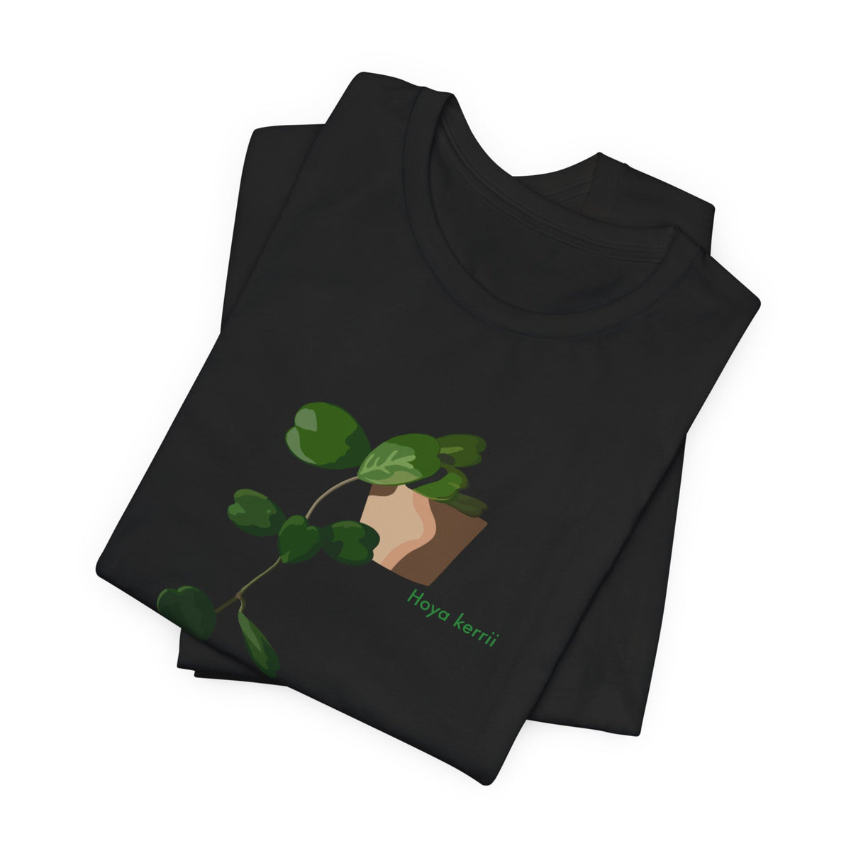 Hoya Kerrii Plant Lover T-Shirt - White, Natural, Black