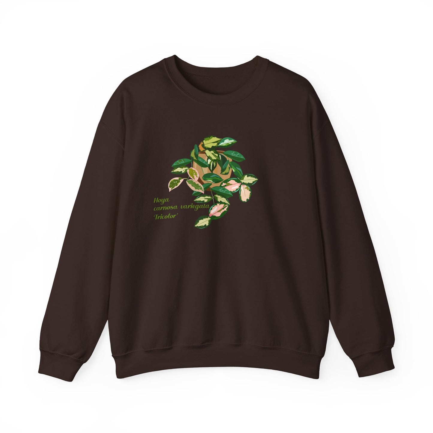 Hoya Carnosa Variegata Tricolor Plant Lover Crewneck Sweatshirt