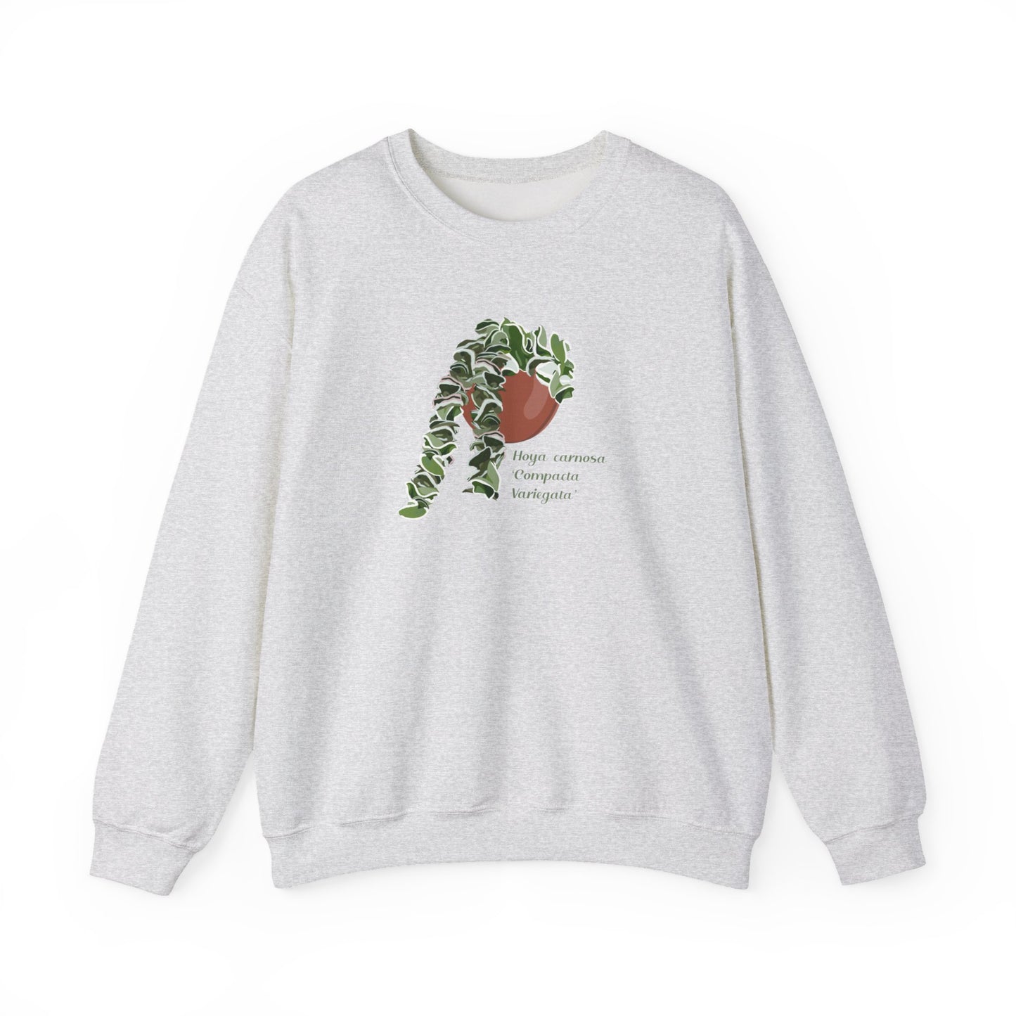 Hoya Carnosa 'Compacta Variegata' Plant Lover Crewneck Sweatshirt