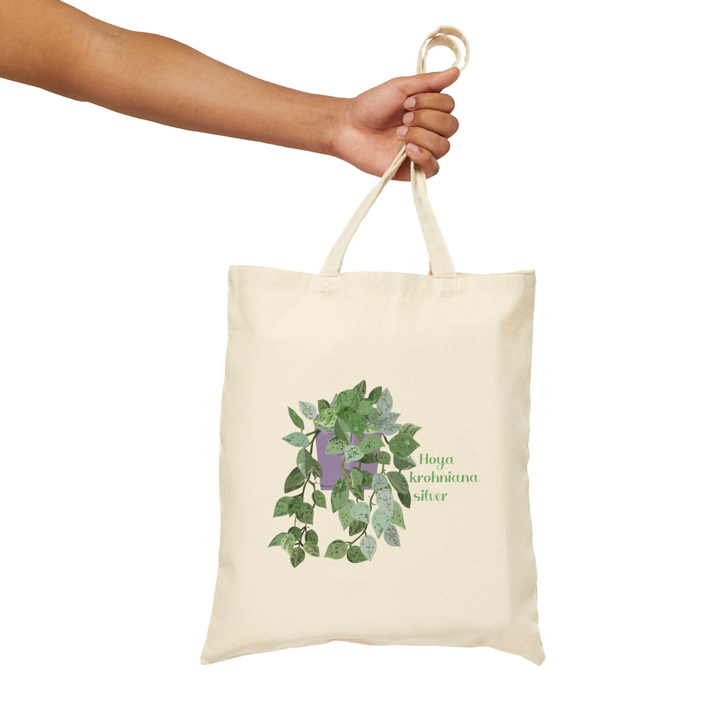 Hoya Krohniana Plant Lover Canvas Tote Bag