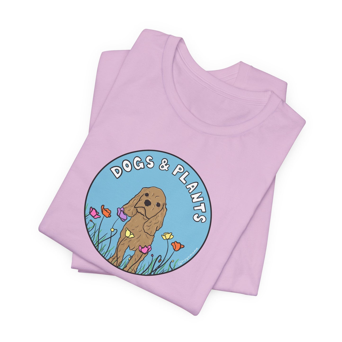 Dogs & Plants T-Shirt for Puppy & Plant Lovers