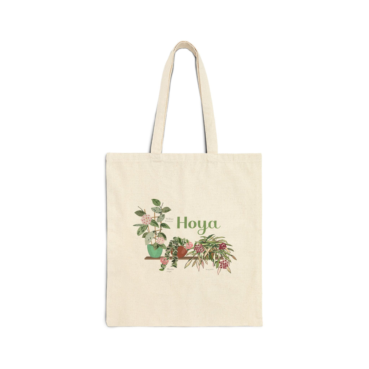 Hoya Hindu Rope, Carnosa, & Wayetii Trio Canvas Tote Bag