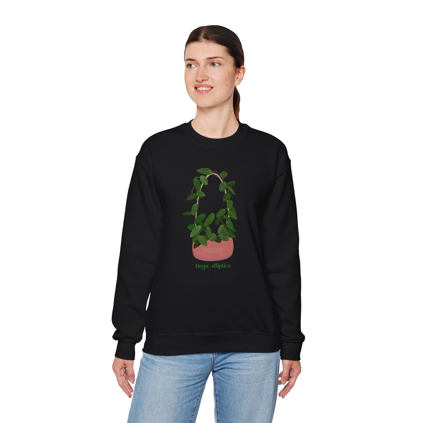 Hoya Elliptica Plant Lover Crewneck Sweatshirt