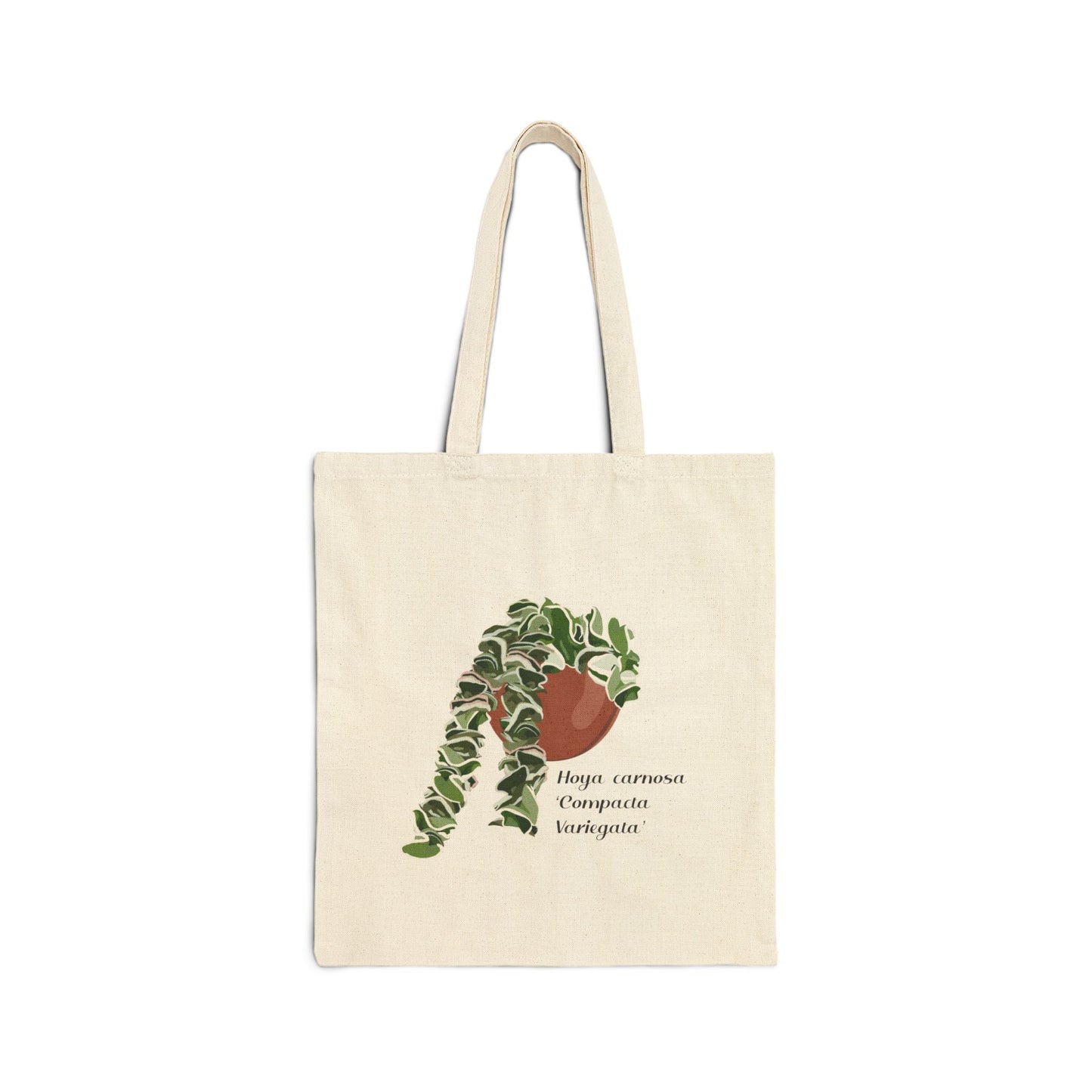 Hoya Carnosa 'Compacta Variegata' Canvas Tote Bag