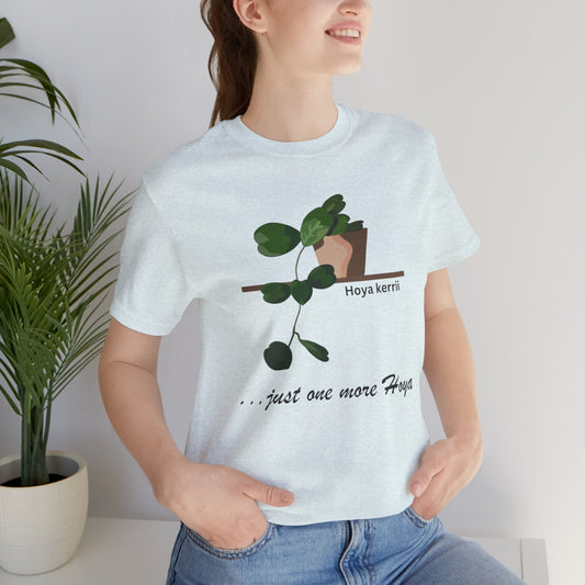 Hoya Kerrii Plant Lover T-Shirt - Heather Ice Blue