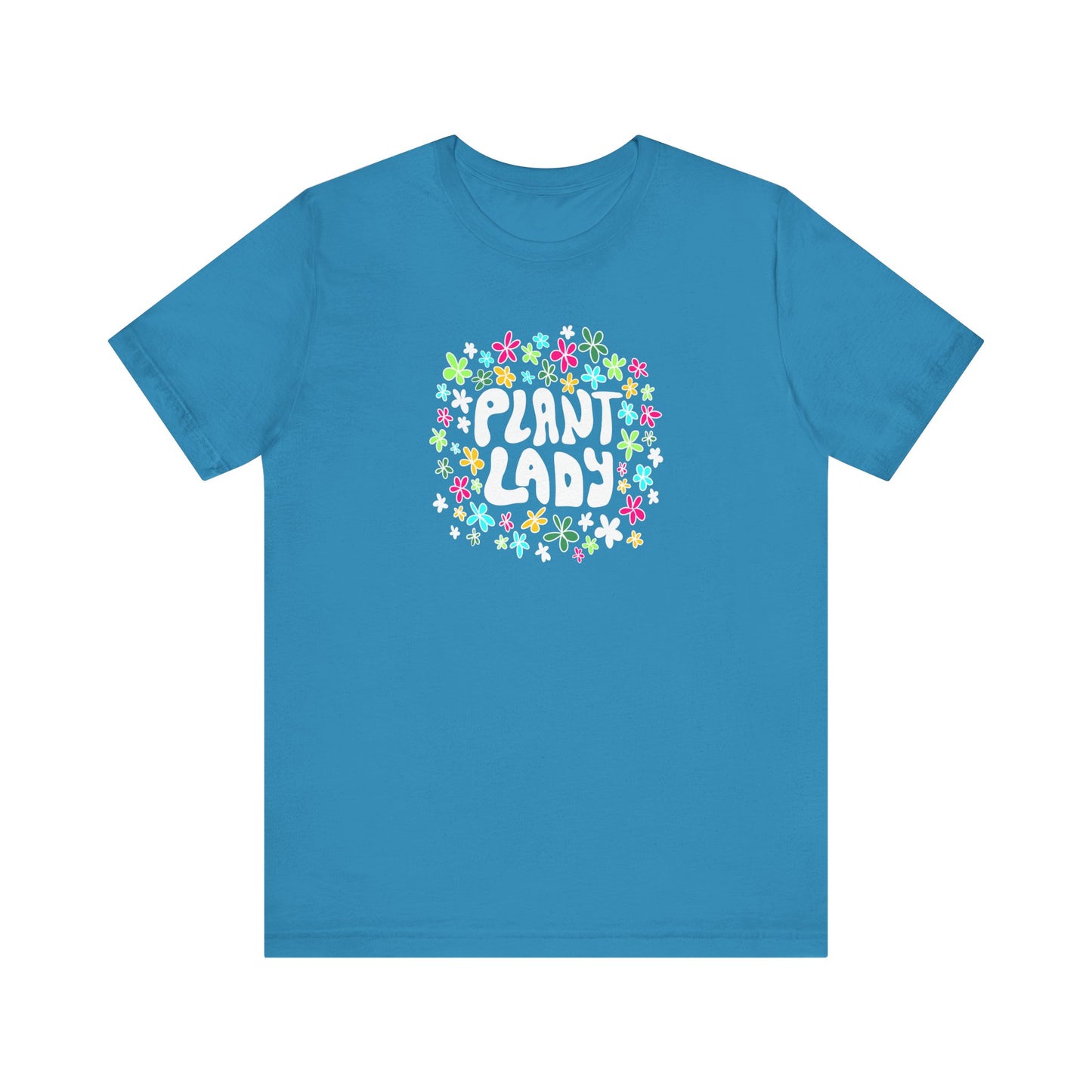 Plant Lady Plant Lover T-Shirt - Aqua