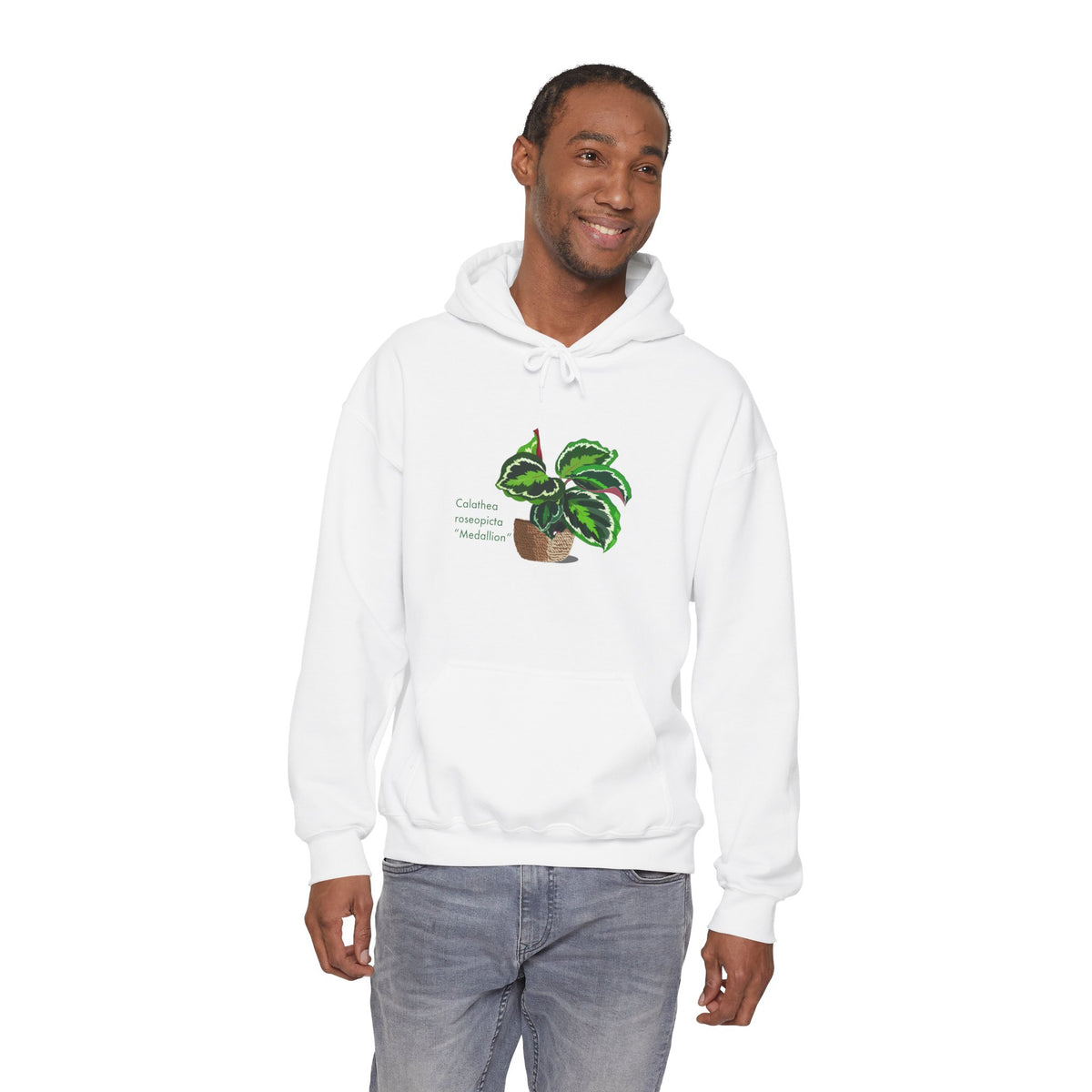 Calathea Roseopicta 'Medallion' Plant Hoodie