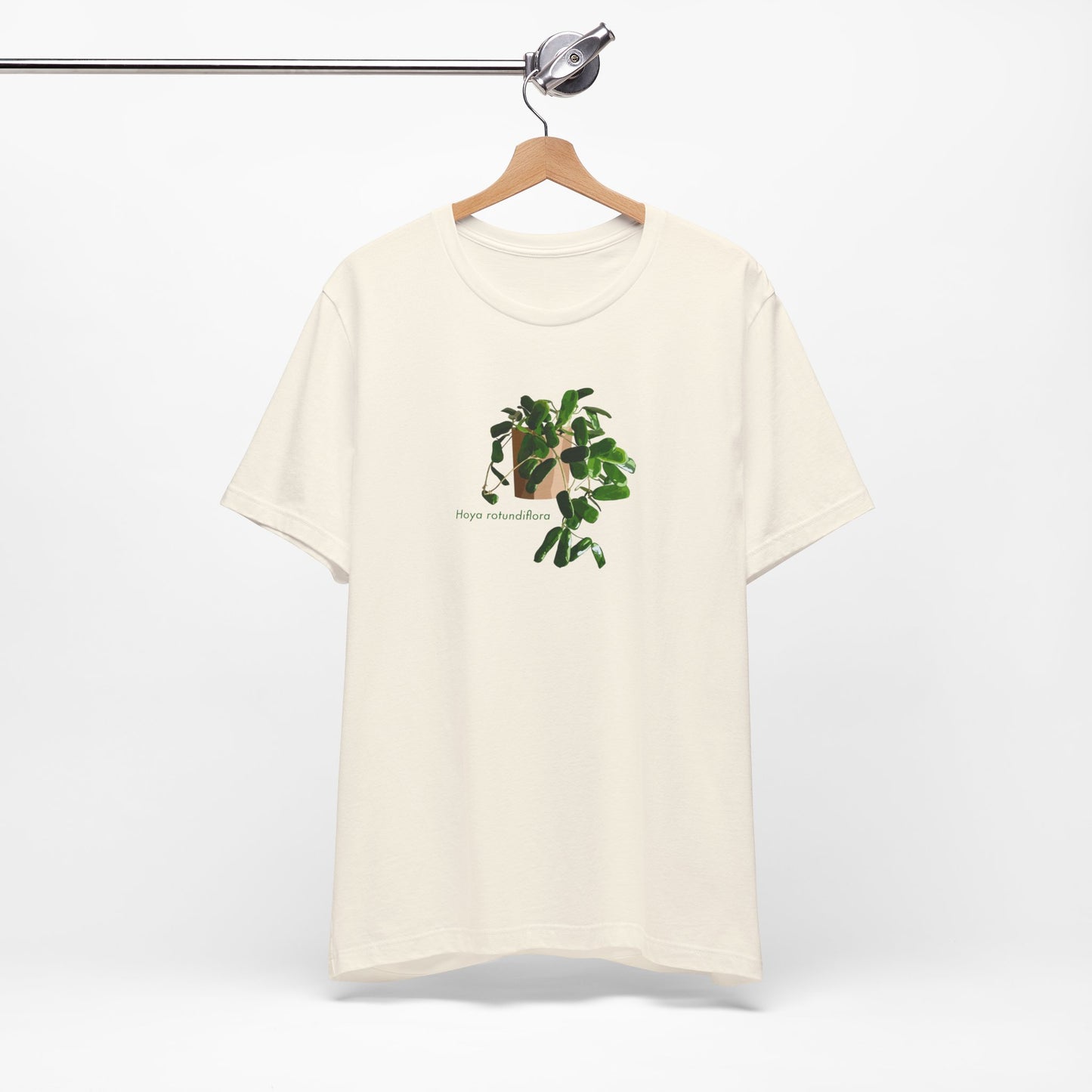 Hoya Rotundiflora Plant Lover T-shirt - White, Natural, Black