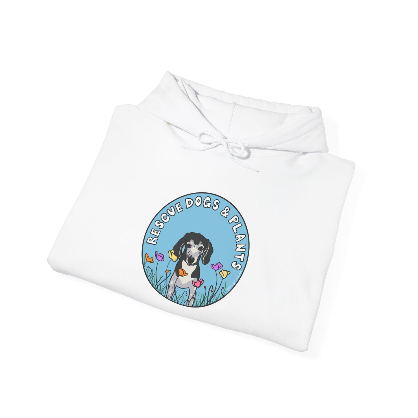 Dogs & Plants Hoodie for Rescue Dogs & Plant Lovers
