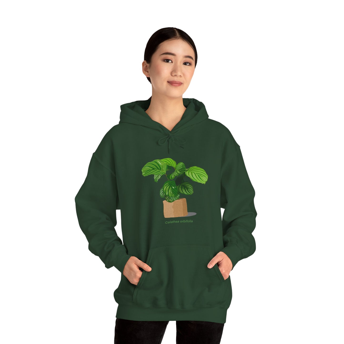 Calathea Orbifolia Plant Hoodie