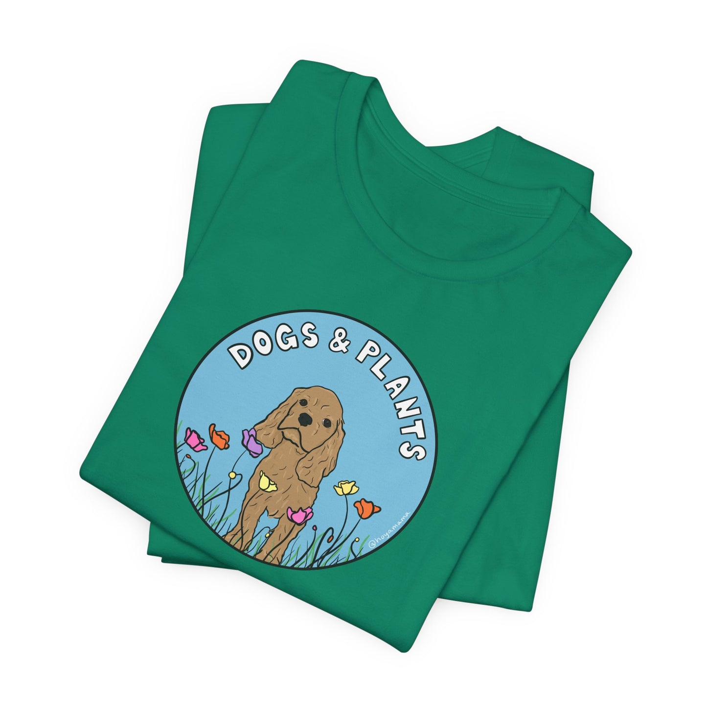 Dogs & Plants T-Shirt for Puppy & Plant Lovers