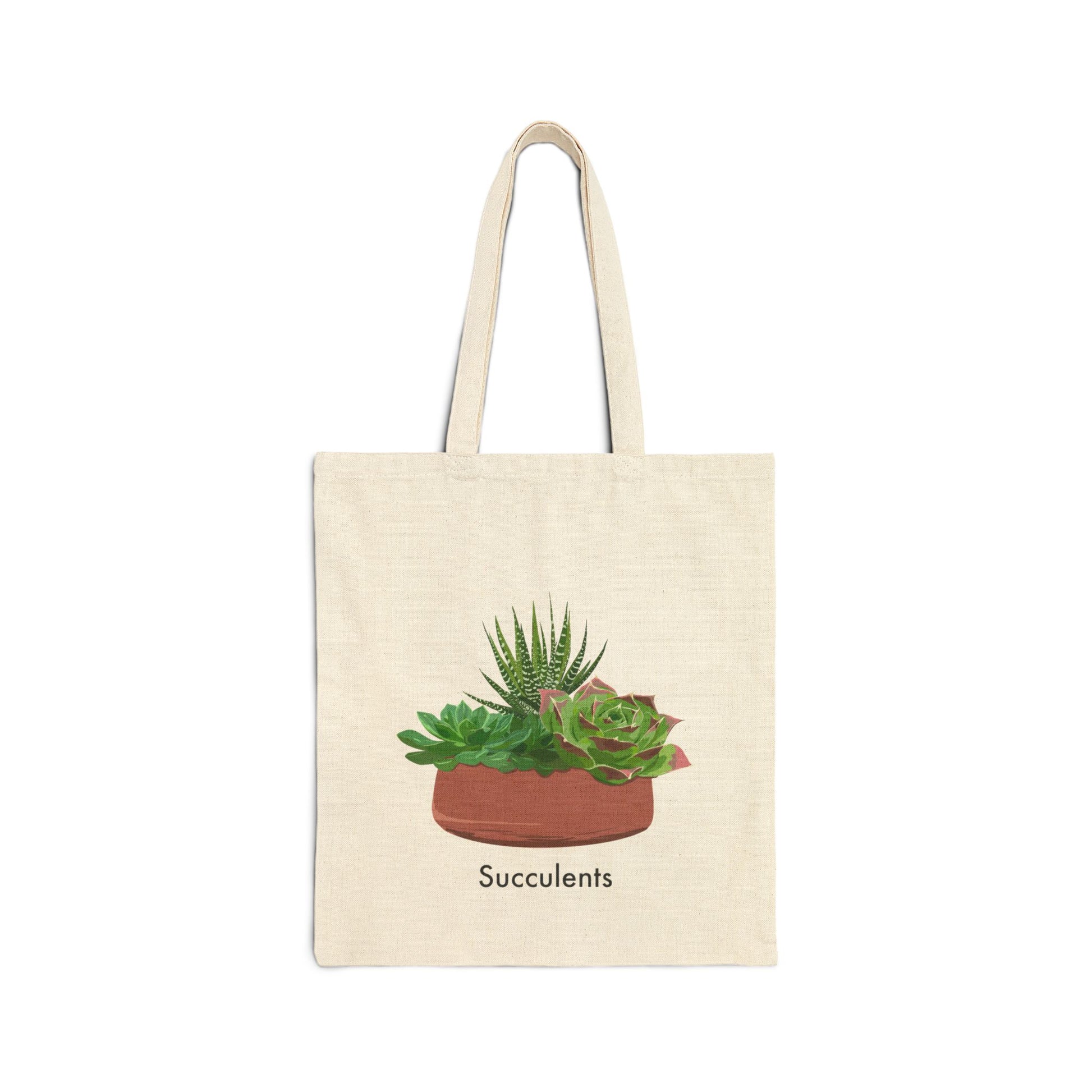 succulent tote bag Succulent Bowl Canvas Tote Bag – Hoyamama