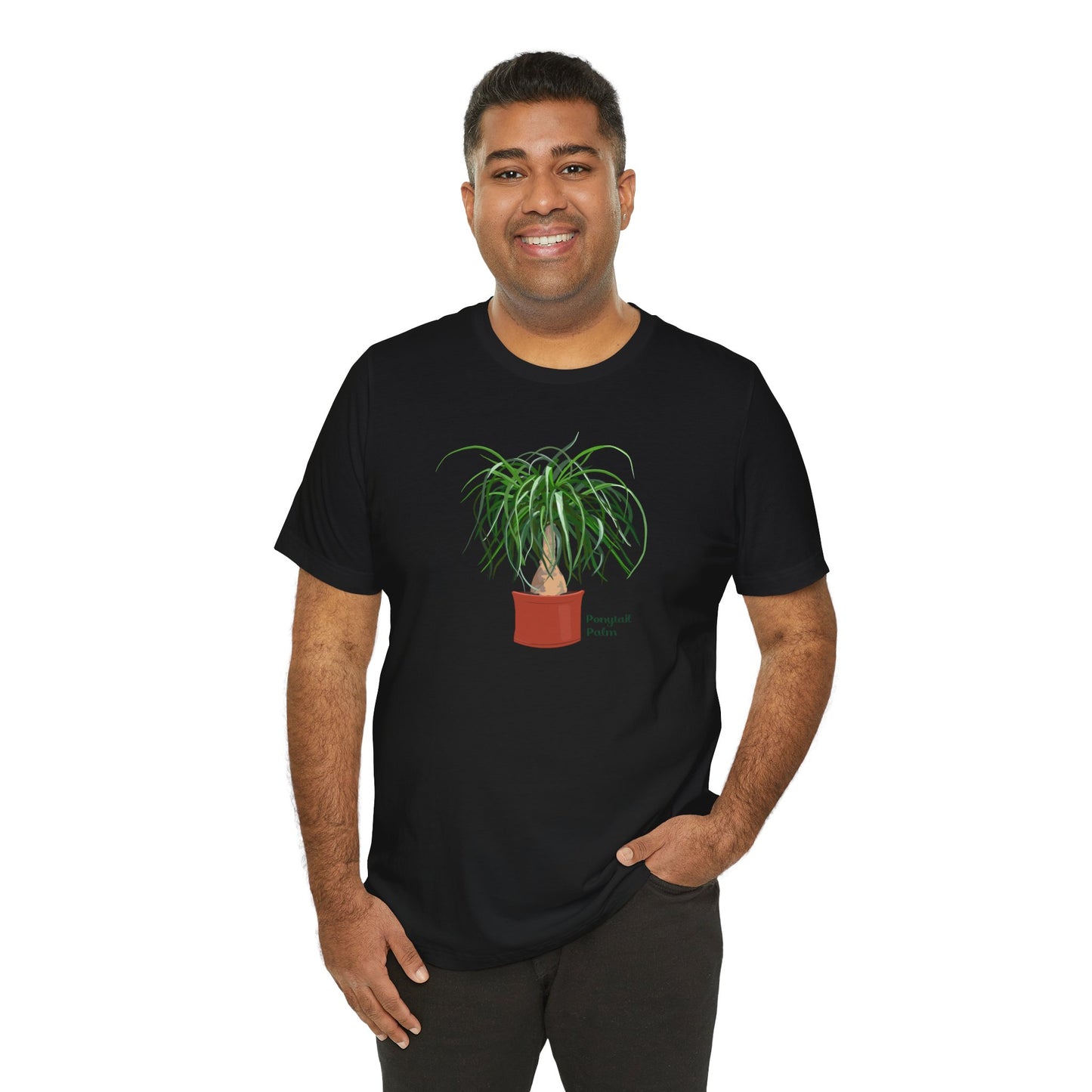 Ponytail Palm Plant Lover T-Shirt - White, Natural, Black
