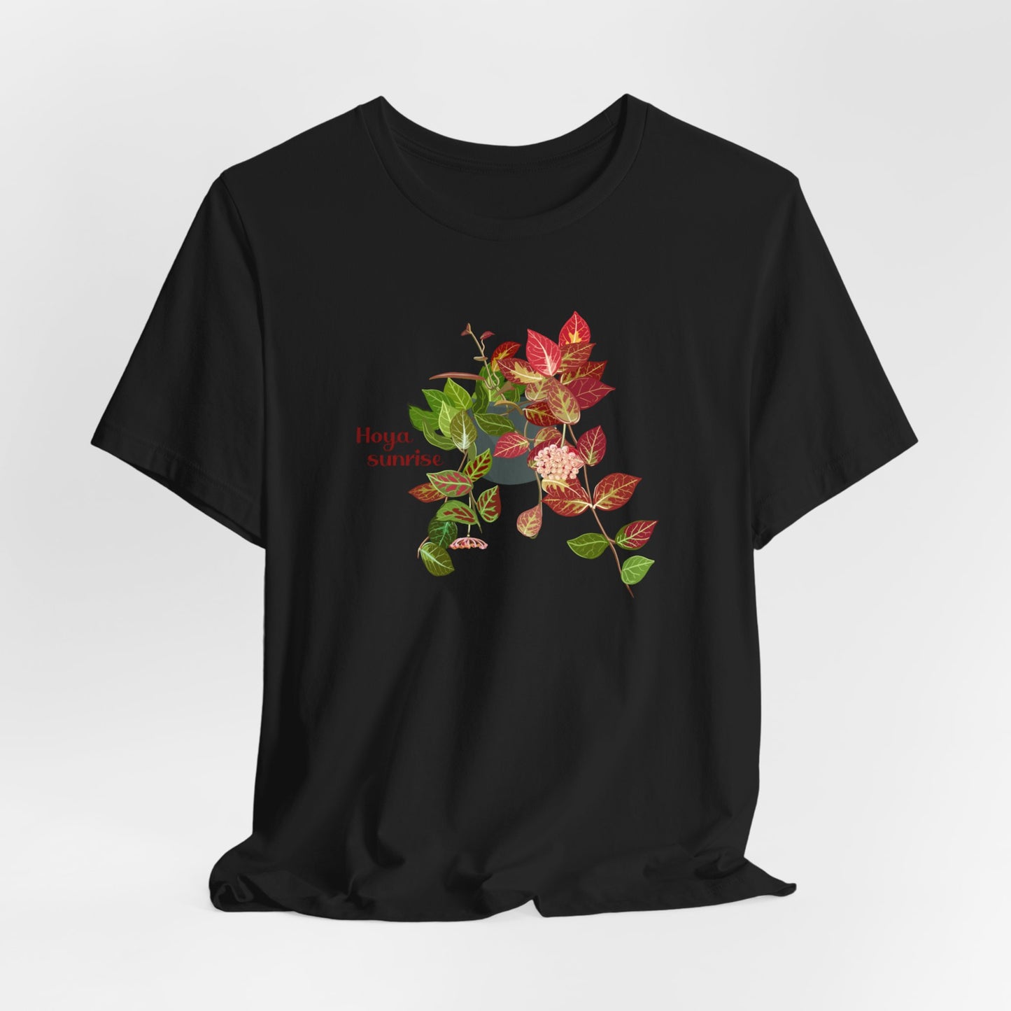Hoya Sunrise Plant Lover T-shirt - White, Black, Natural