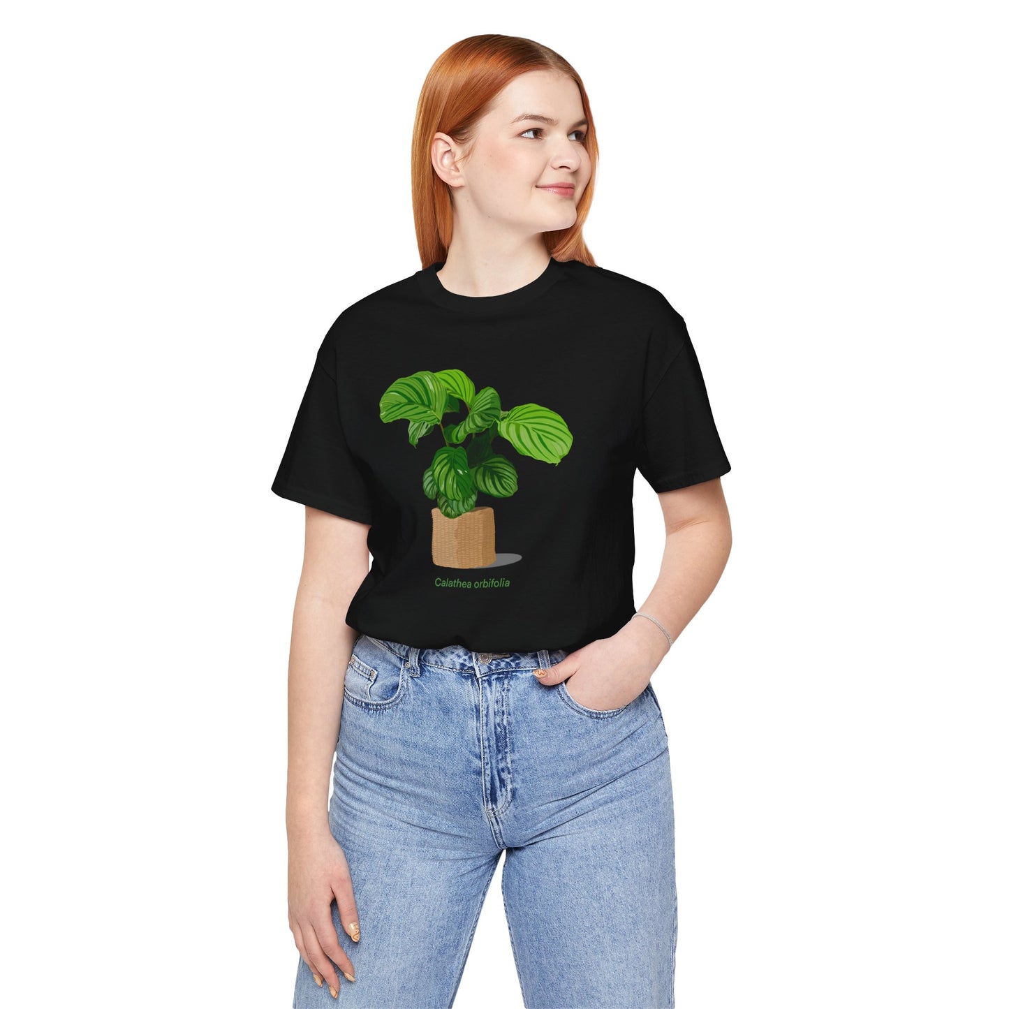 Calathea Orbifolia Plant Lover T-Shirt - White, Natural, Black