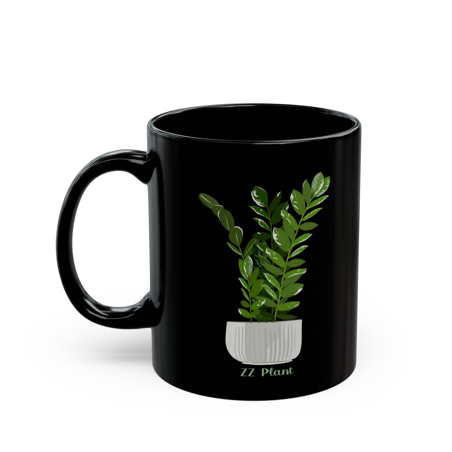 ZZ Plant Lover Mug - Black