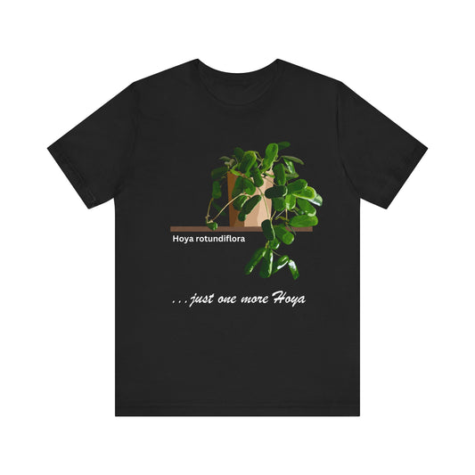 Hoya Rotundiflora Plant Lover T-shirt - Black