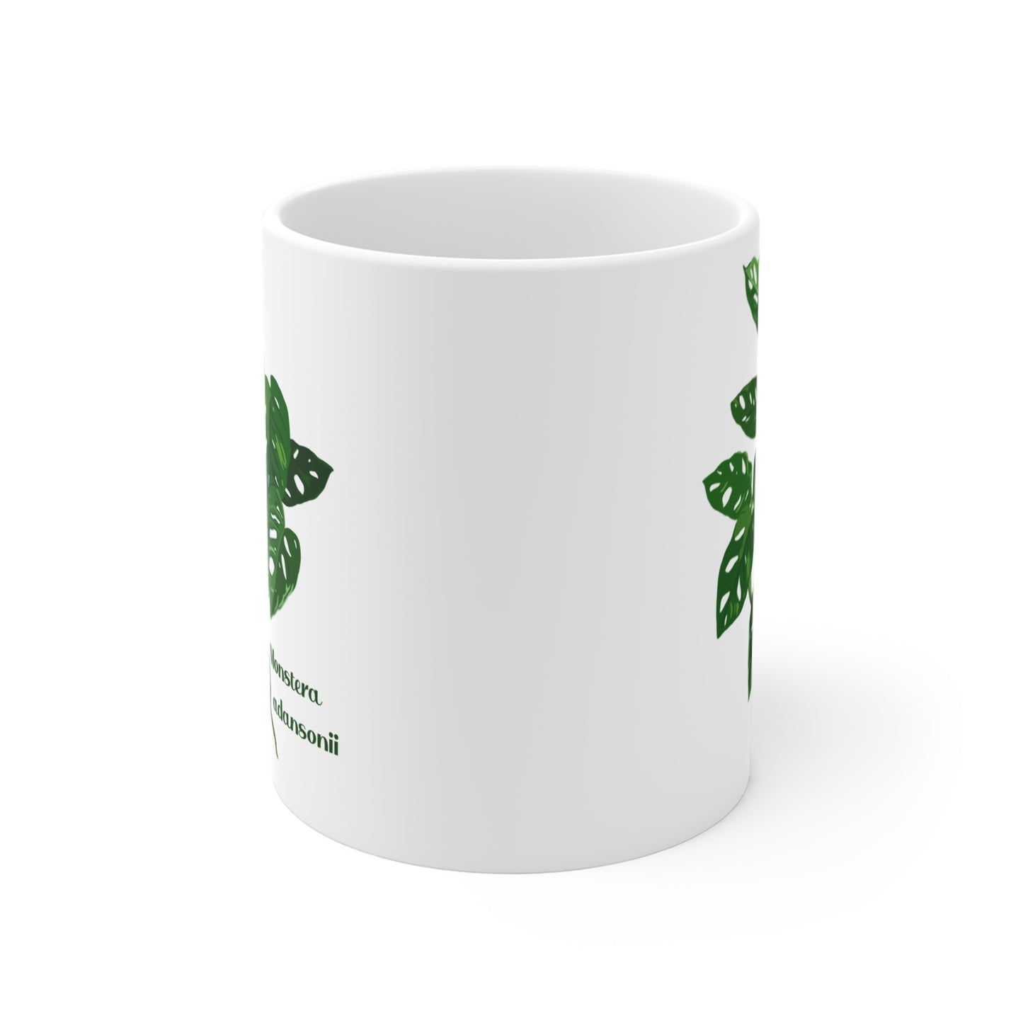 Monstera Adansonii Plant Lover Mug - White