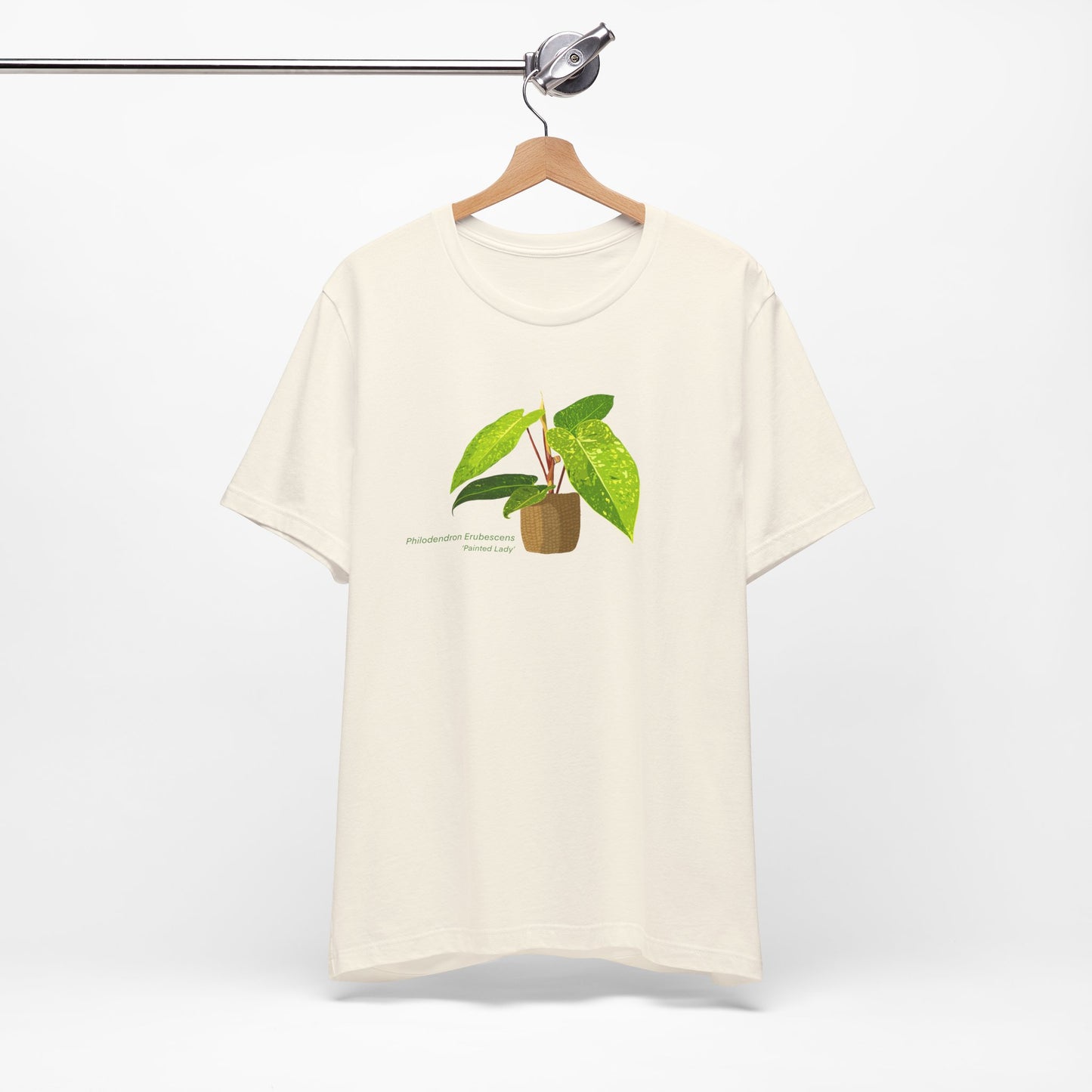 Philodendron Painted Lady Plant Lover T-Shirt - White, Natural, Black