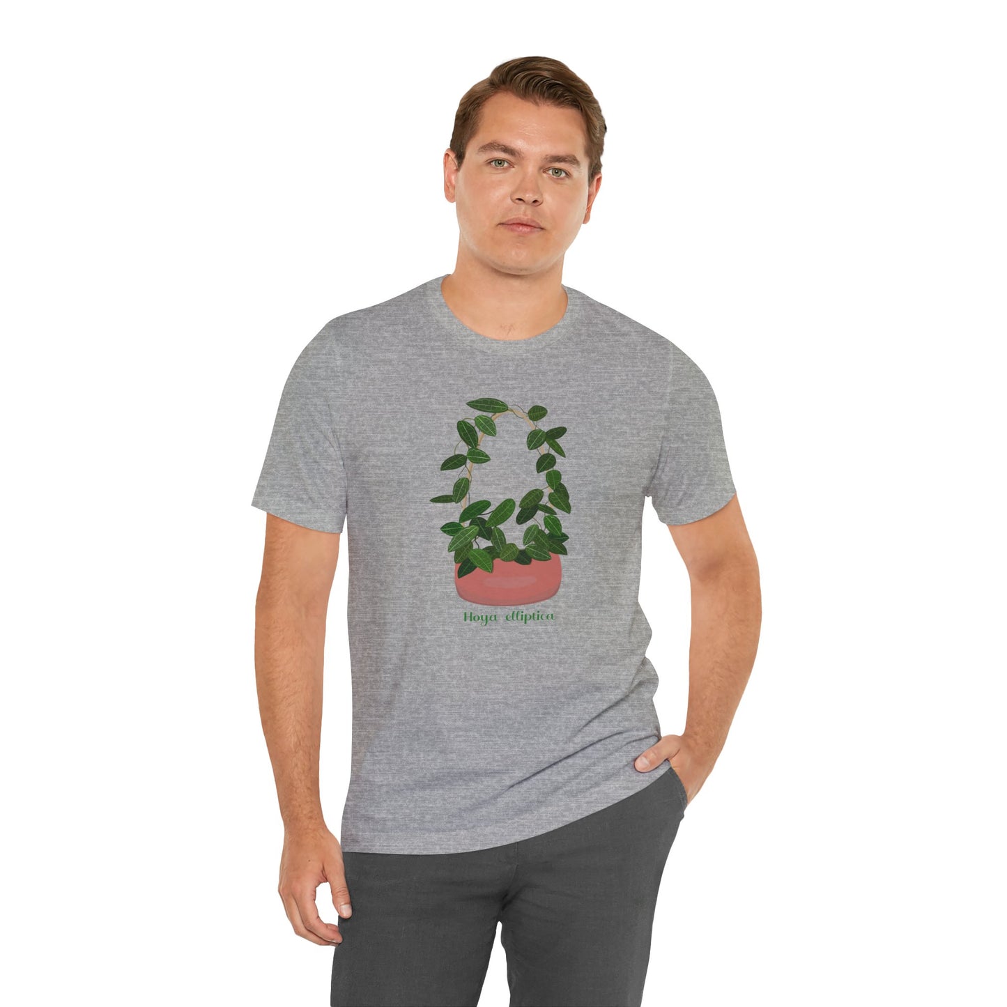 Hoya Elliptica Plant Lover T-Shirt -  Athletic Heather