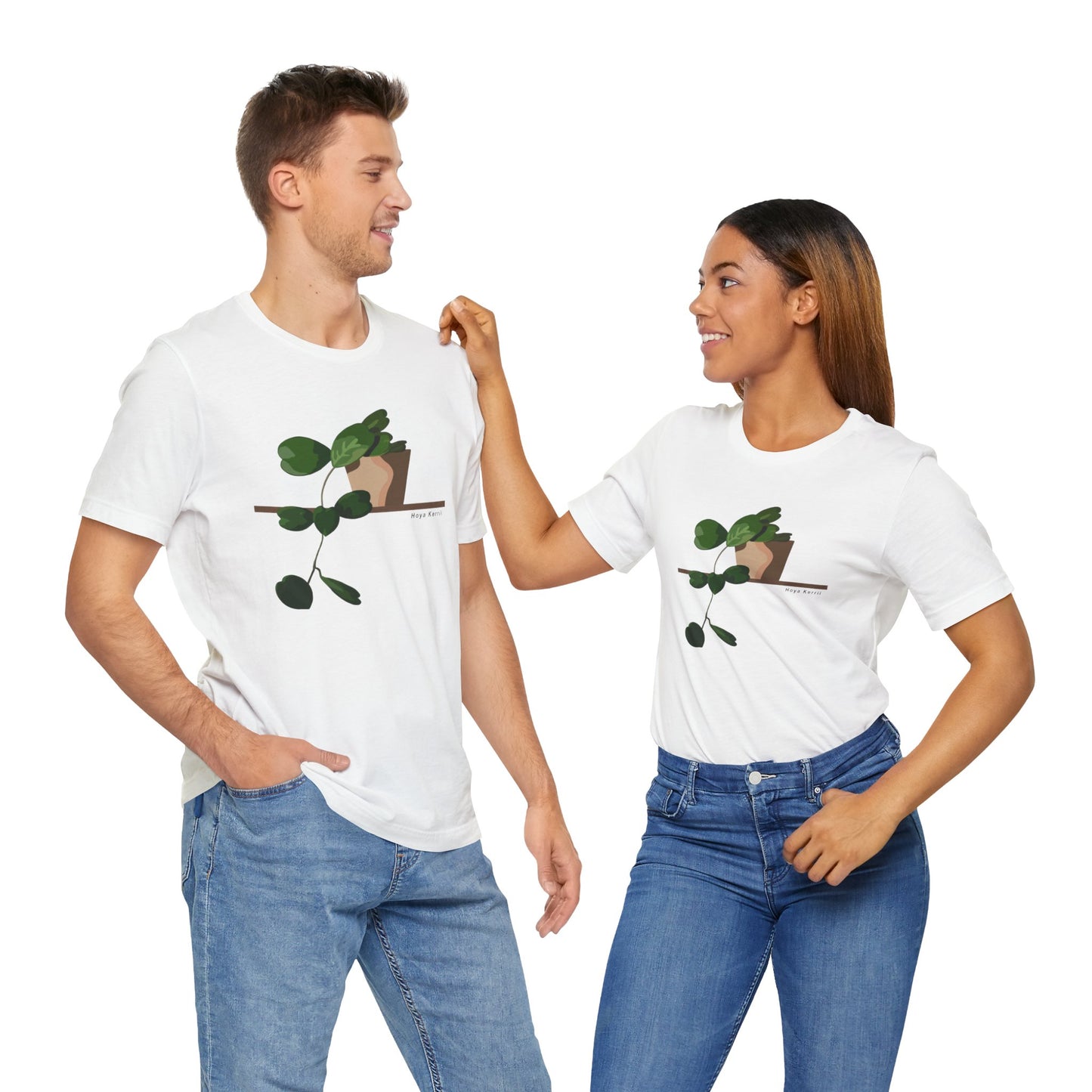 Hoya Kerrii Plant Lover T-Shirt - White