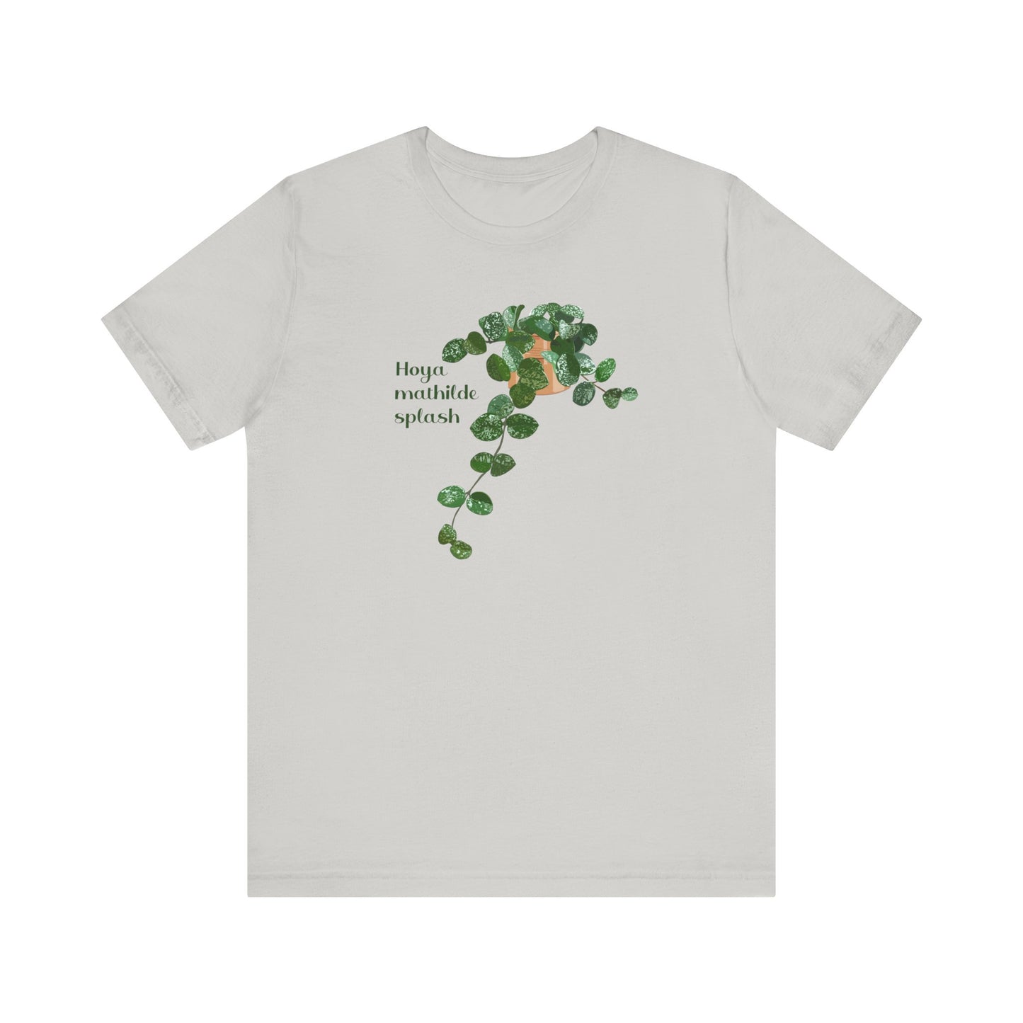 Hoya Mathilde Splash Plant Lover T-shirt - Silver