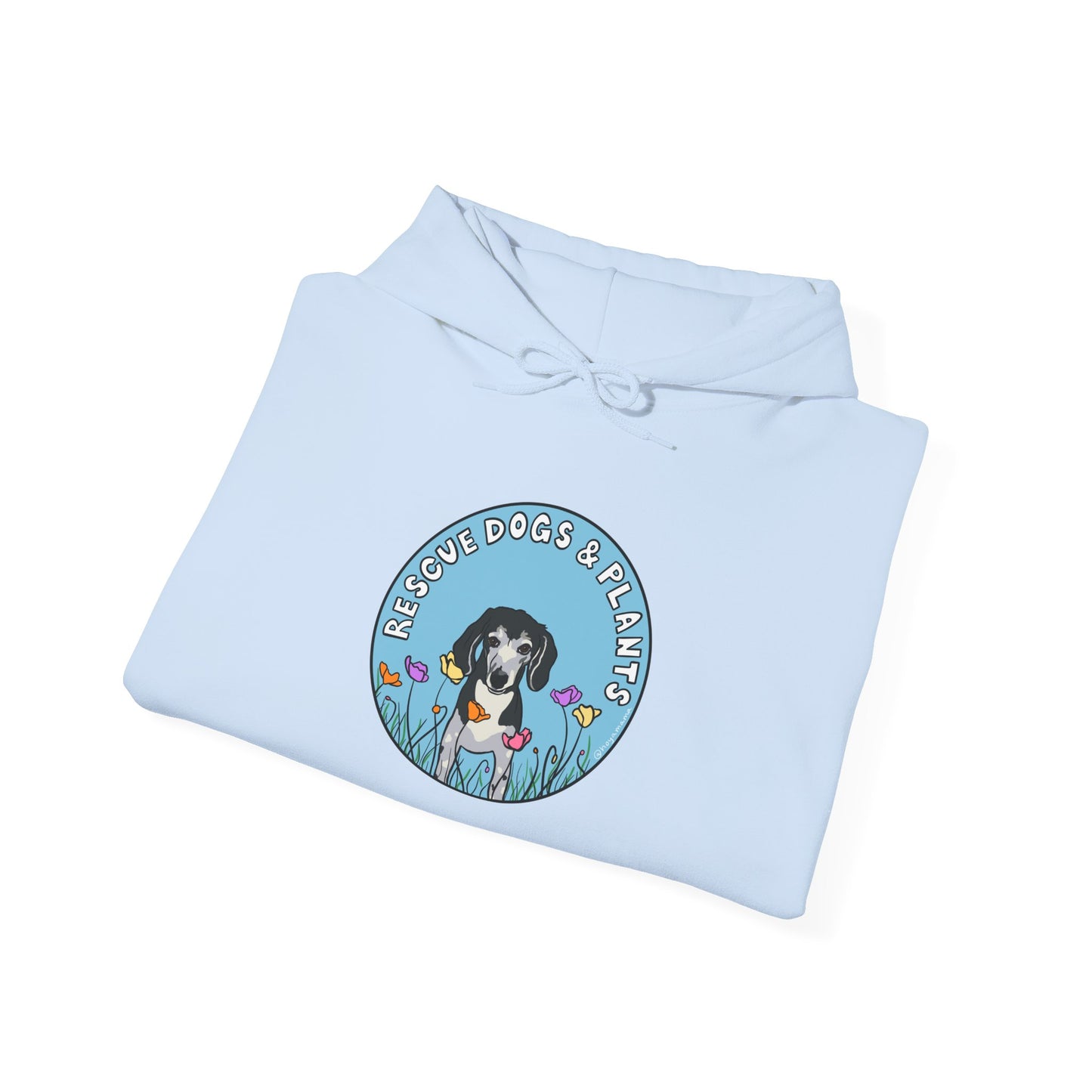 Dogs & Plants Hoodie for Rescue Dogs & Plant Lovers