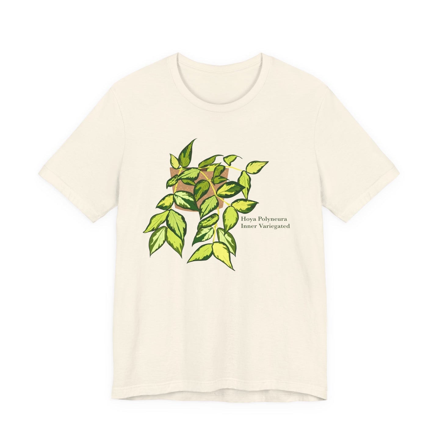Hoya Polyneura Inner Variegated T-Shirt - White, Natural, Black