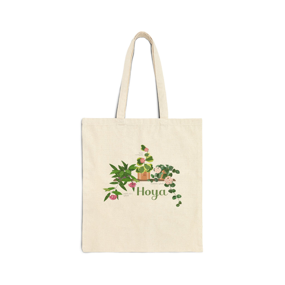 Hoya Mathilde Splash, Kerii Variegata, & Publicalyx Splash Trio Canvas Tote Bag