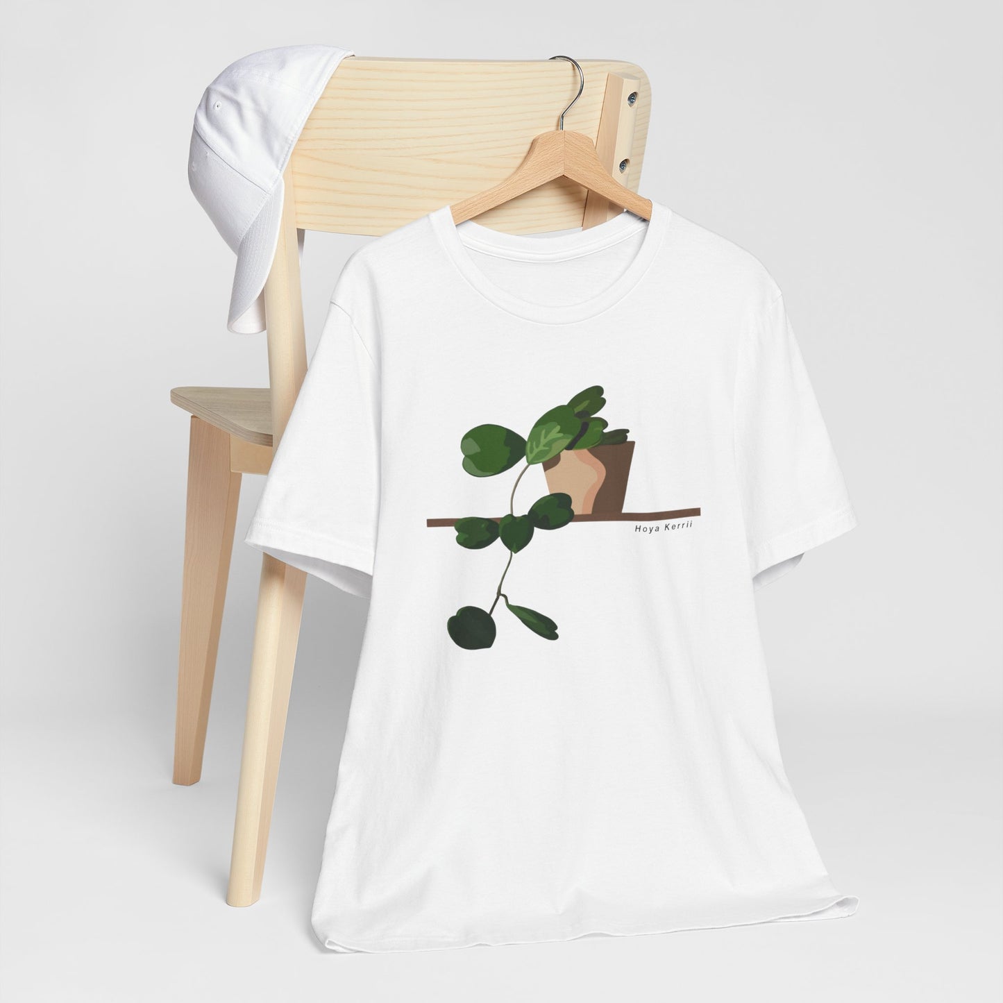 Hoya Kerrii Plant Lover T-Shirt - White