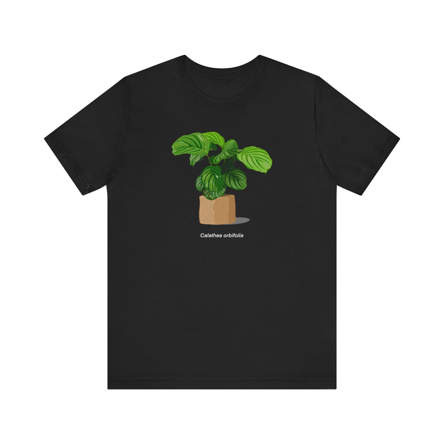 Calathea Orbifolia Plant Lover T-Shirt - Black