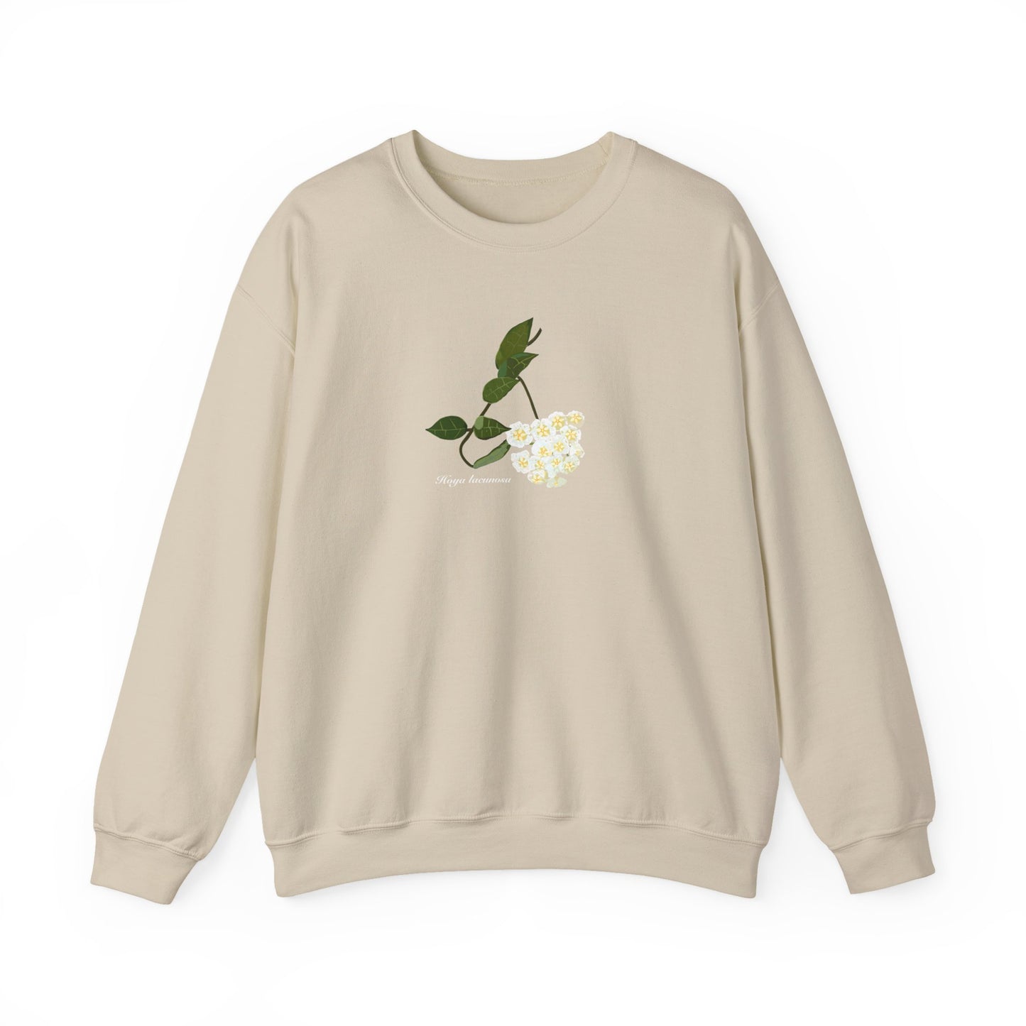 Hoya Lacunosa in Bloom Plant Lover Crewneck Sweatshirt