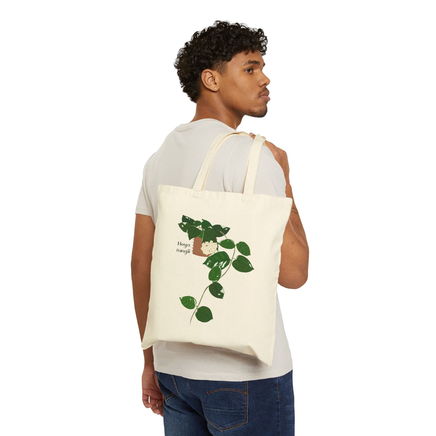 Hoya Fungii Canvas Tote Bag