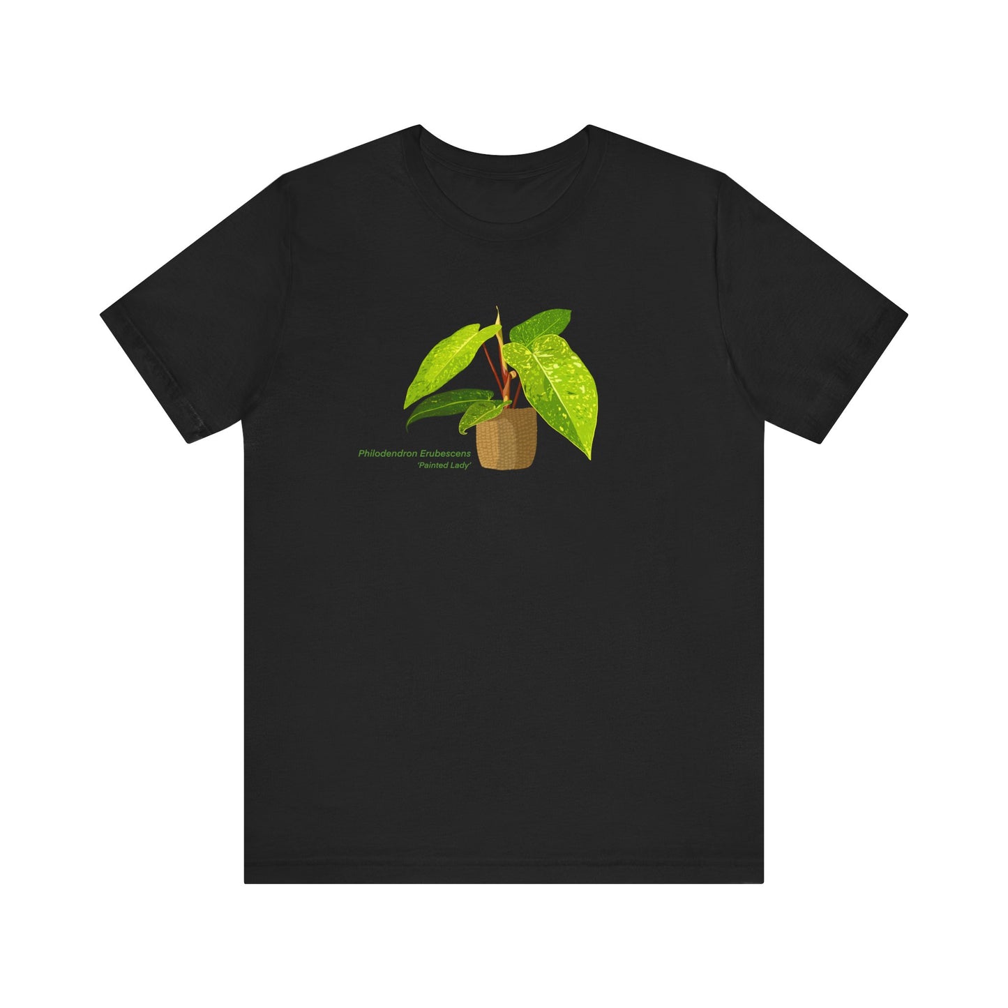 Philodendron Painted Lady Plant Lover T-Shirt - White, Natural, Black