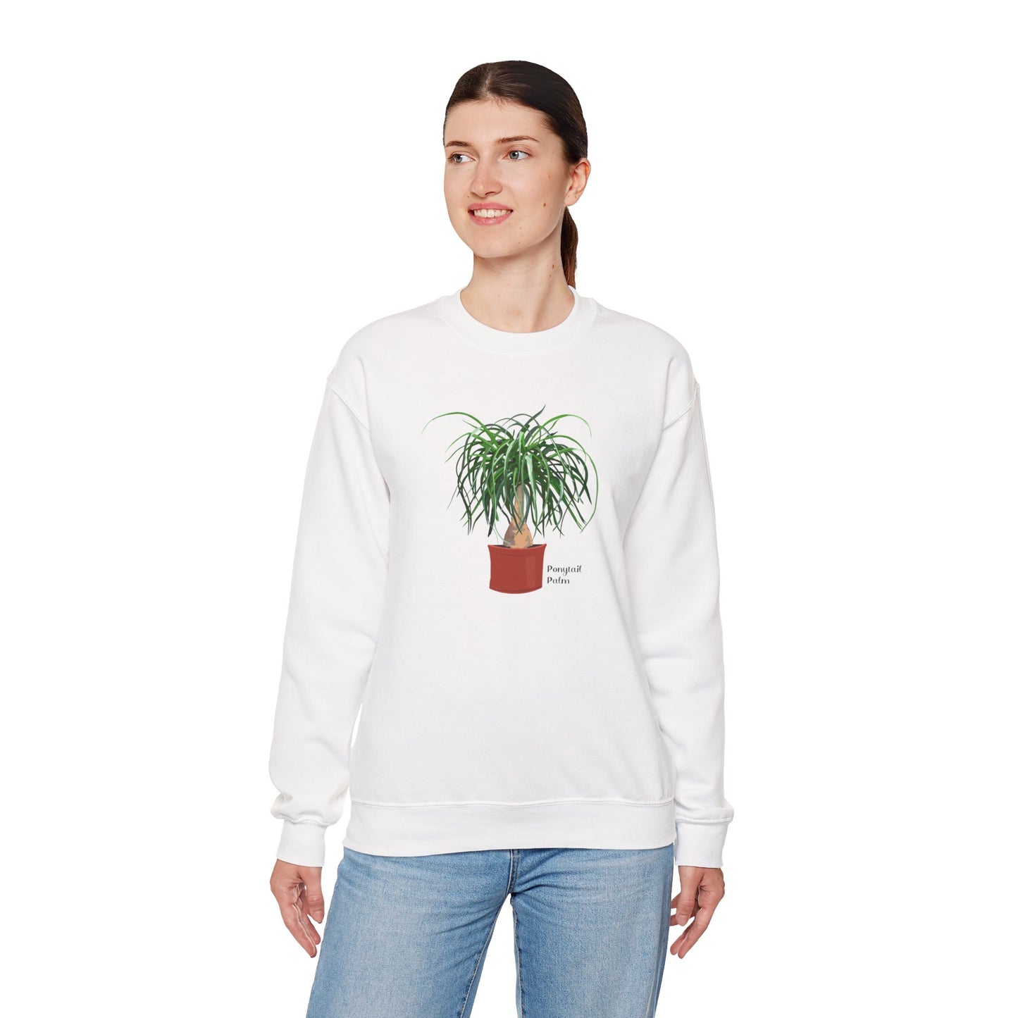 Ponytail Palm Plant Lover Crewneck Sweatshirt