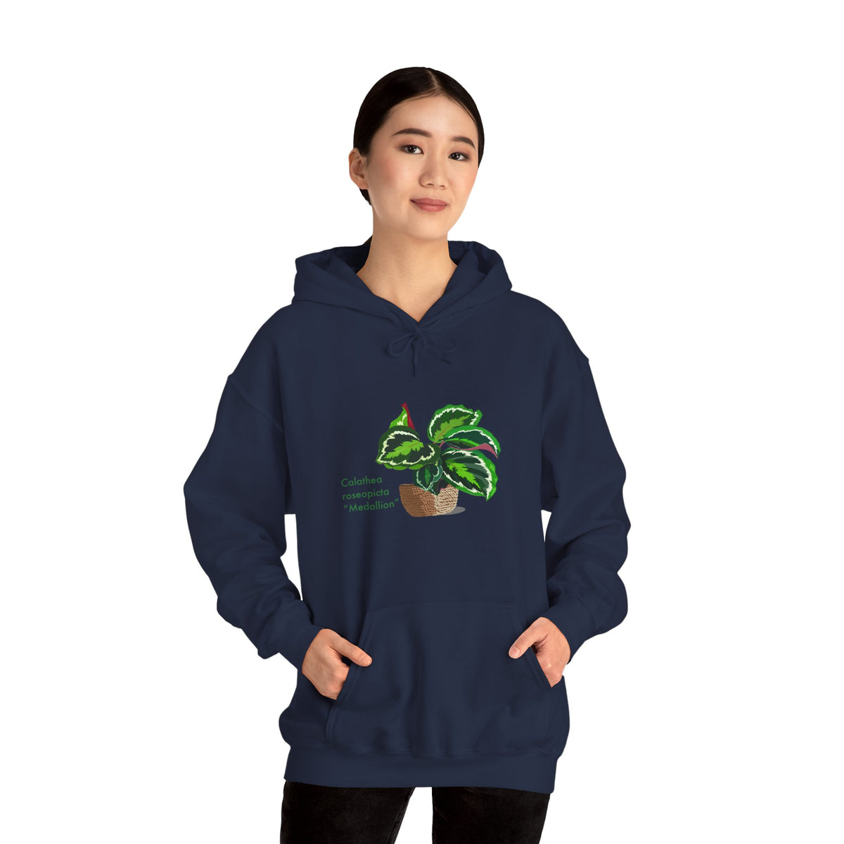 Calathea Roseopicta 'Medallion' Plant Hoodie