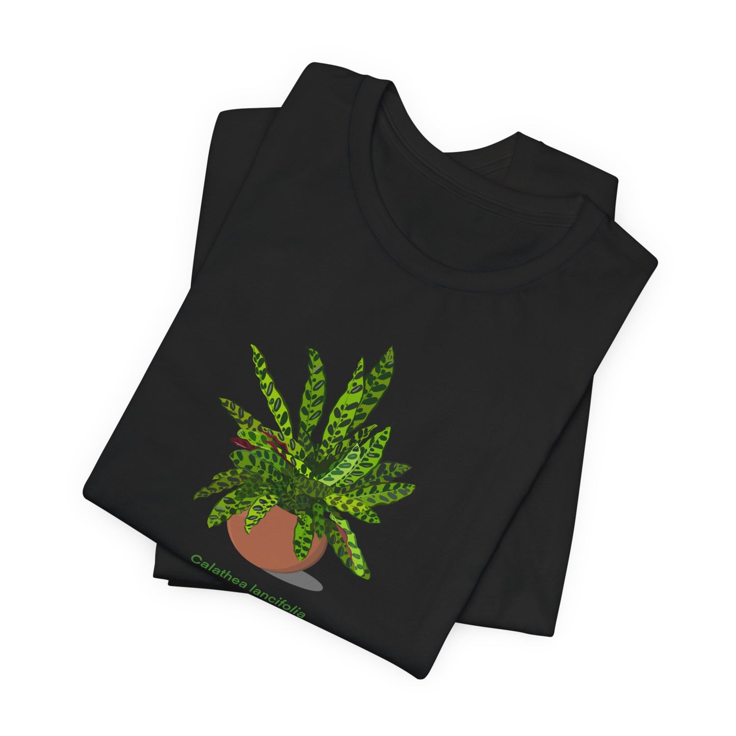 Calathea Lancifolia Rattlesnake Plant Lover T-Shirt - White, Natural, Black