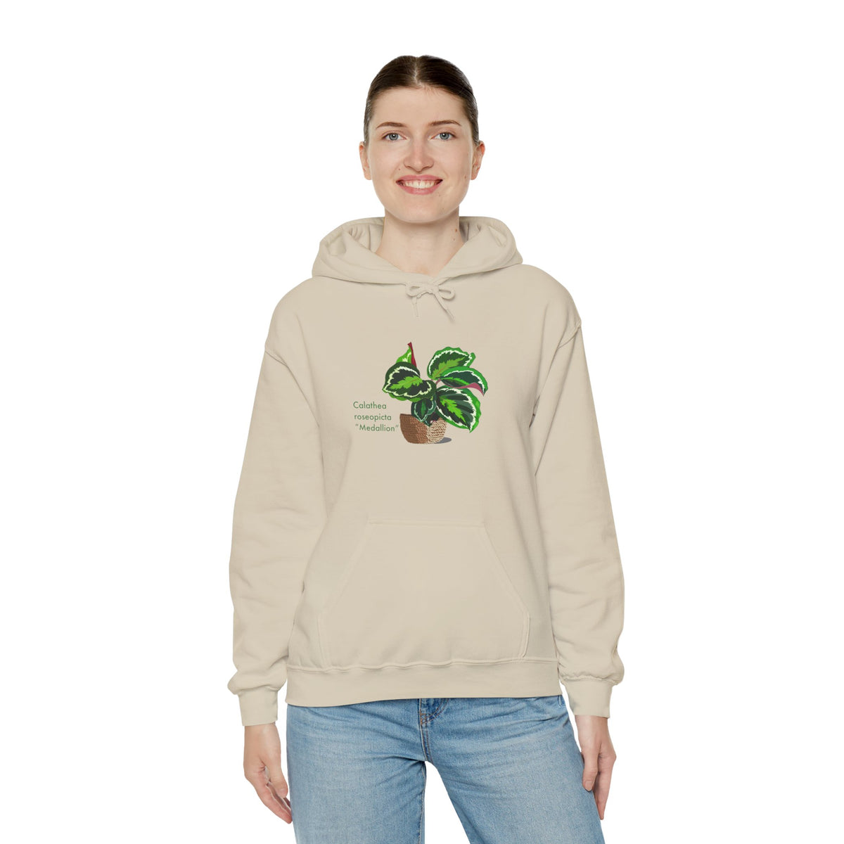 Calathea Roseopicta 'Medallion' Plant Hoodie