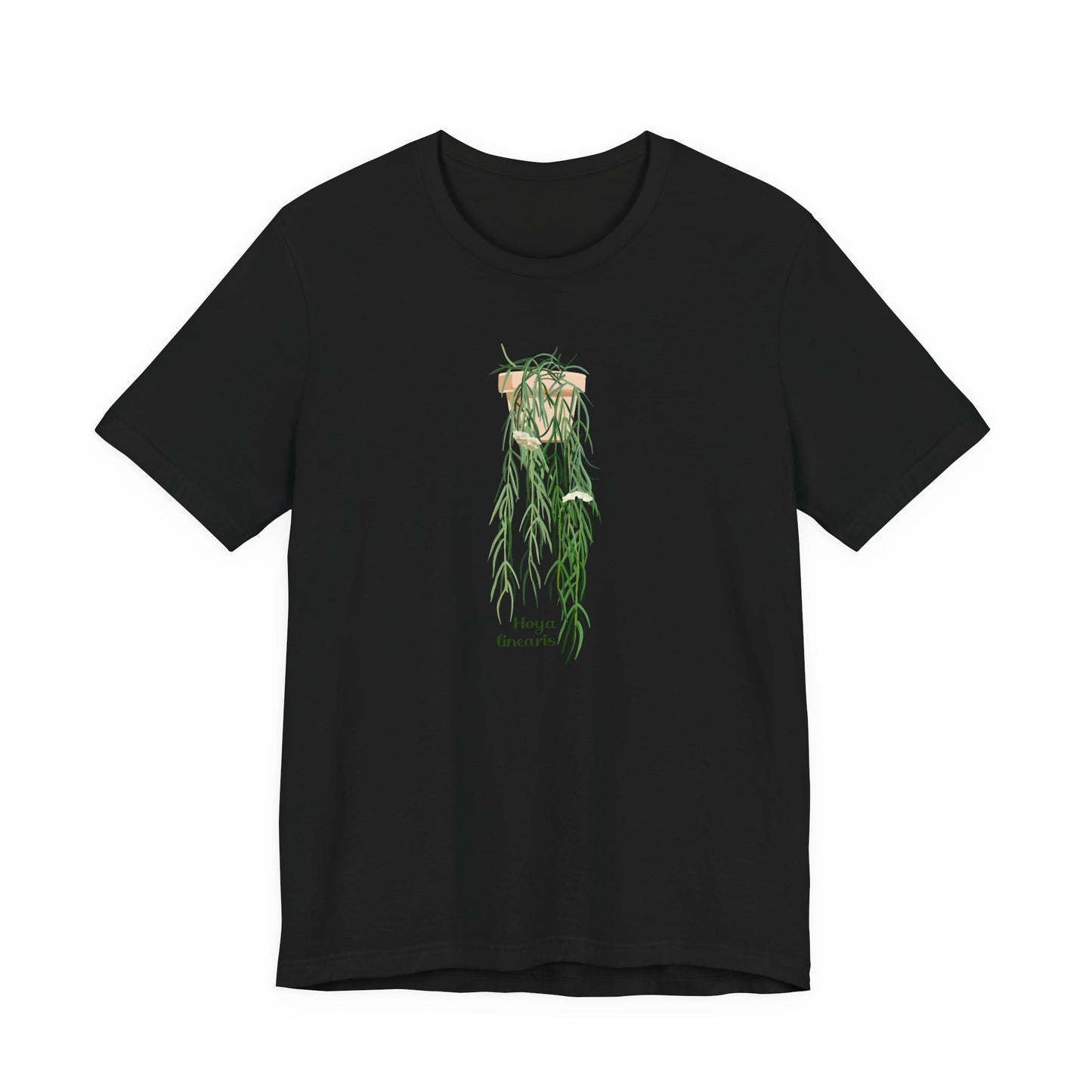 Hoya Linearis Plant Lover T-Shirt - White, Natural, Black