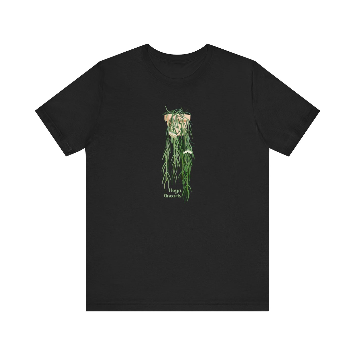 Hoya Linearis Plant Lover T-Shirt - Black