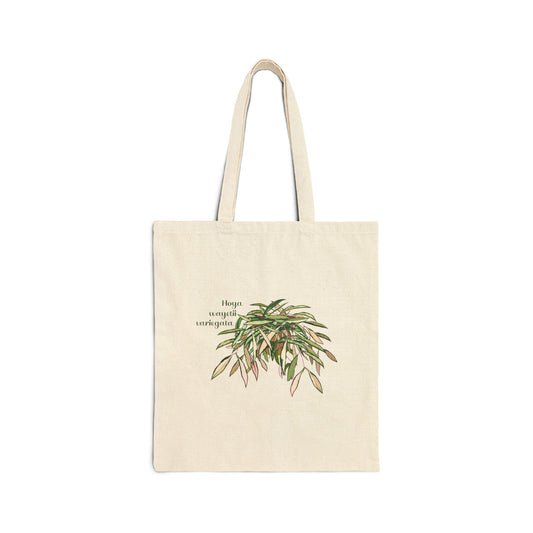 Hoya Wayetii Variegata Canvas Tote Bag