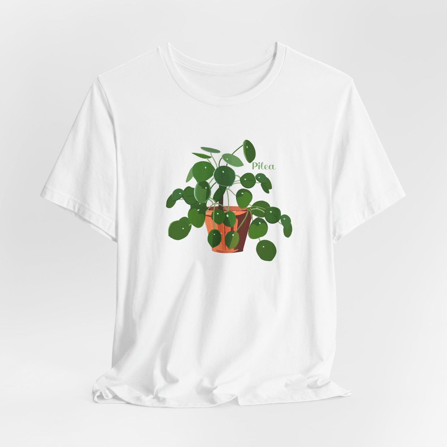 Pilea Peperomiodes "Chinese Money Plant" T-Shirt - White, Natural, Black