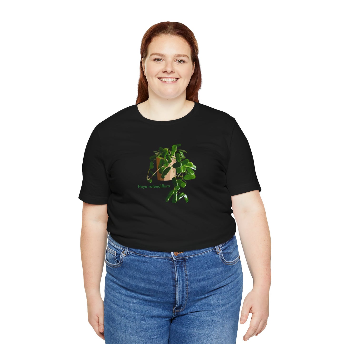 Hoya Rotundiflora Plant Lover T-shirt - White, Natural, Black