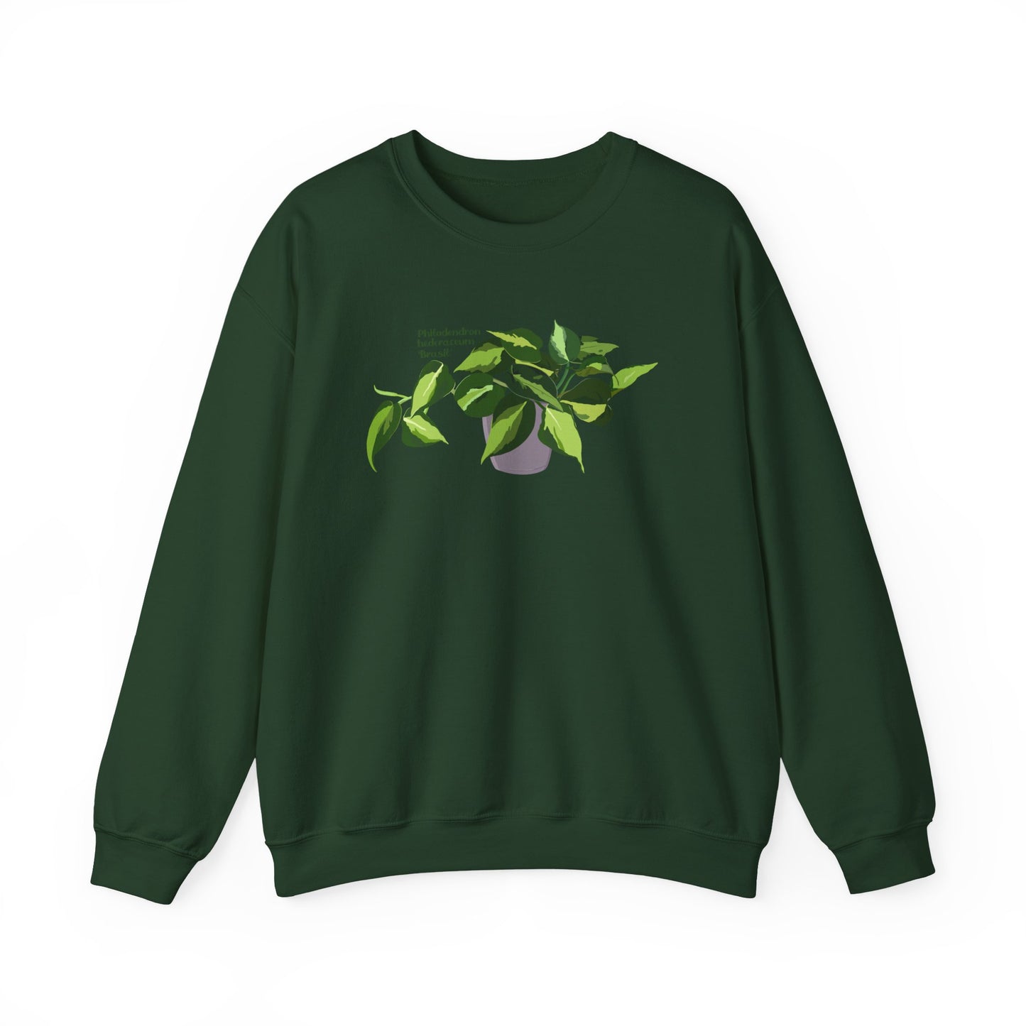 Philodendron Brasil Plant Lover Crewneck Sweatshirt