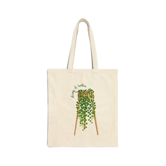 String of Turtles Canvas Tote Bag