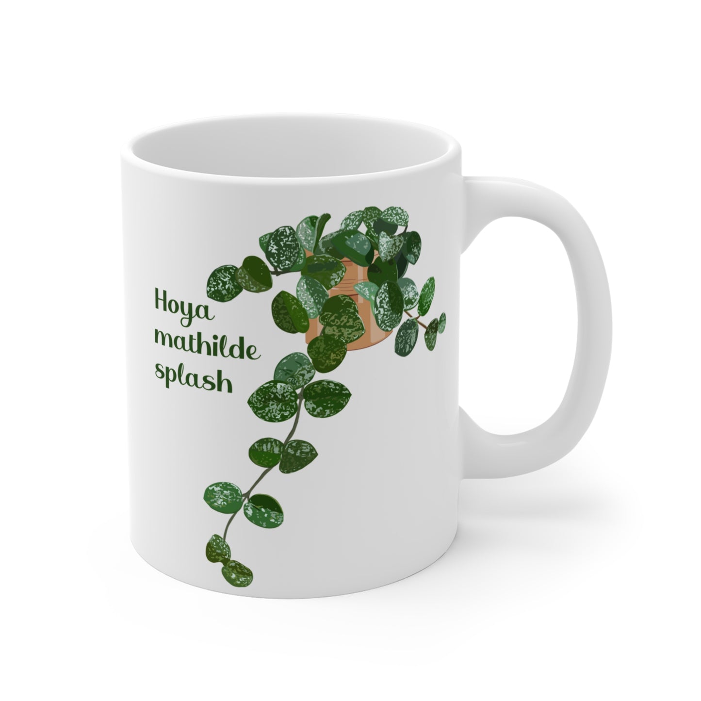 Hoya Mathilde Splash Plant Lover Mug - White