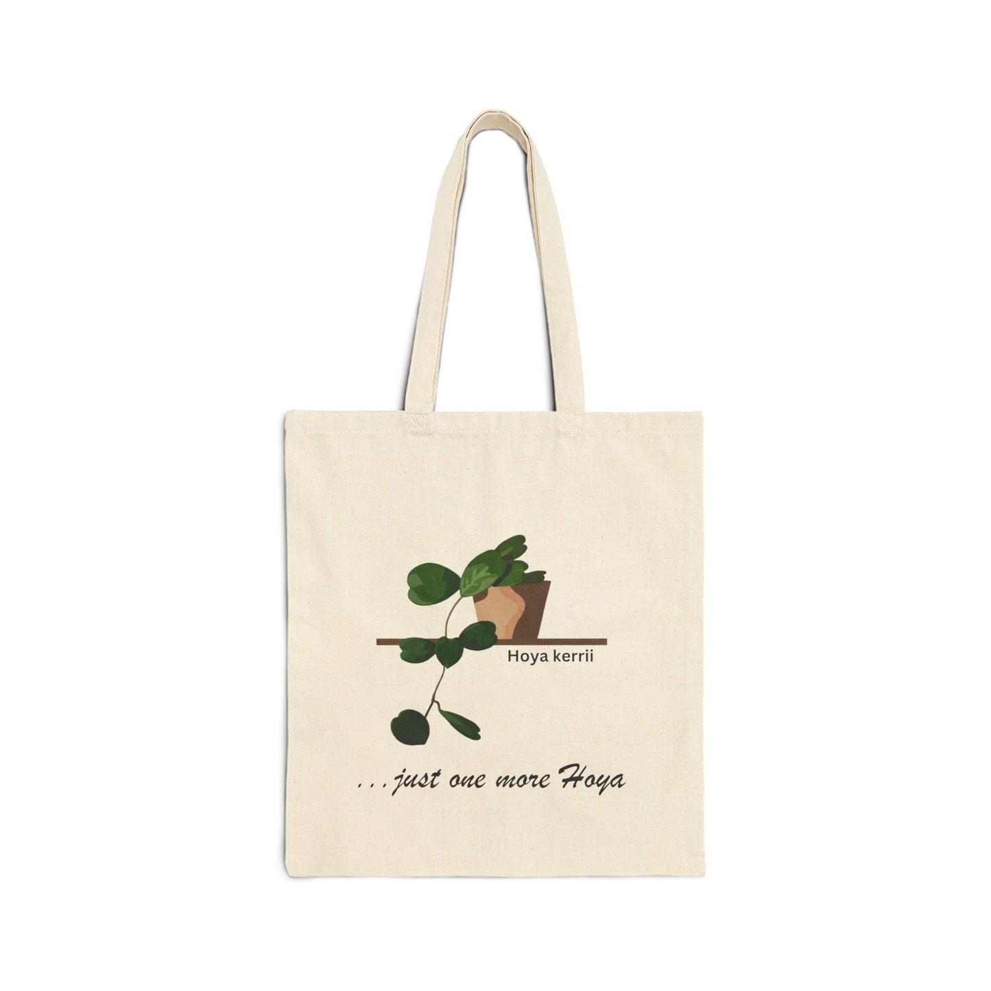 Hoya Kerrii "Just one more Hoya" Canvas Tote Bag